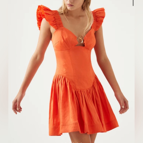 Aje Dresses & Skirts - AJE Simone Frill Dress